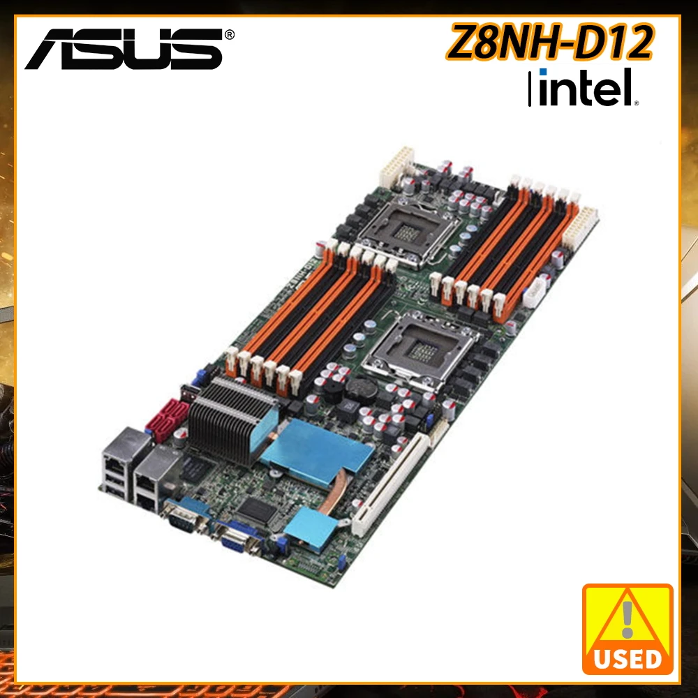 Scheda Madre Server Asus Z8Nh-D12 Lga 1366 Intel 5500 6 X Sata Ii Usb 2.0 96G Atx Placa-Mune Per Intel Xeon 5500 Cpu