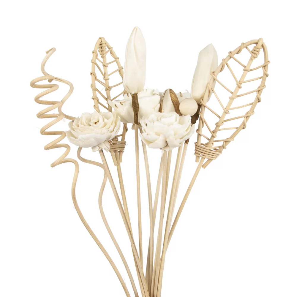 12Pcs Lotus Series Flower Rattan Sticks Fragranze Senza Fuoco Diffusore A Bastoncini Stick Ornamenti Fai Da Te Decorazioni Per La Casa