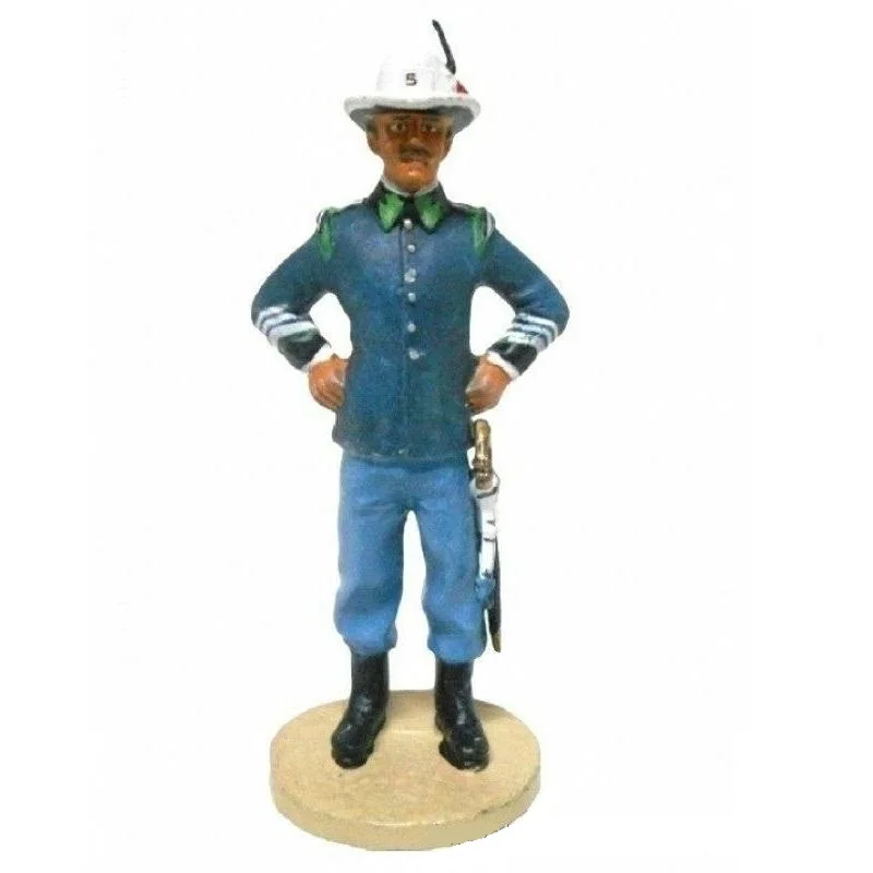 Del Prado, Quartermaster Officer Al Rancio 1902, Scala 1:32, Tin Soldier Miniature, Elile Corps Alpine Collection Military Army Mountain Mission Senza