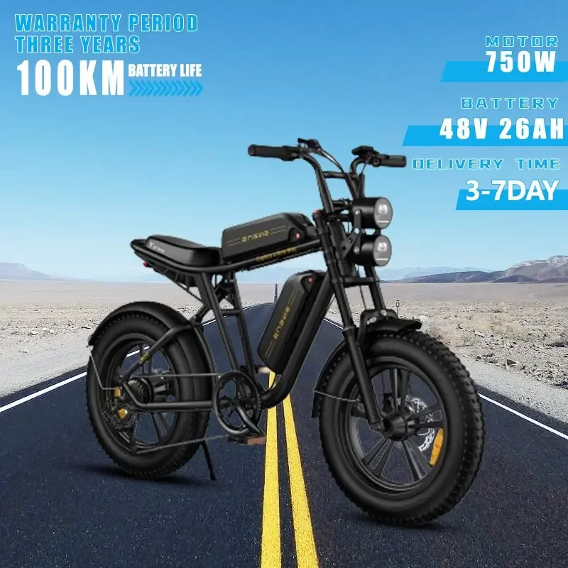 Bicicletta Elettrica 750W Motore 48 V26Ah Doppia Batteria Al Litio Mountain Moto Elettrica E Bici Adulto 20*4.0 Grasso Pneumatico Bici Elettrica