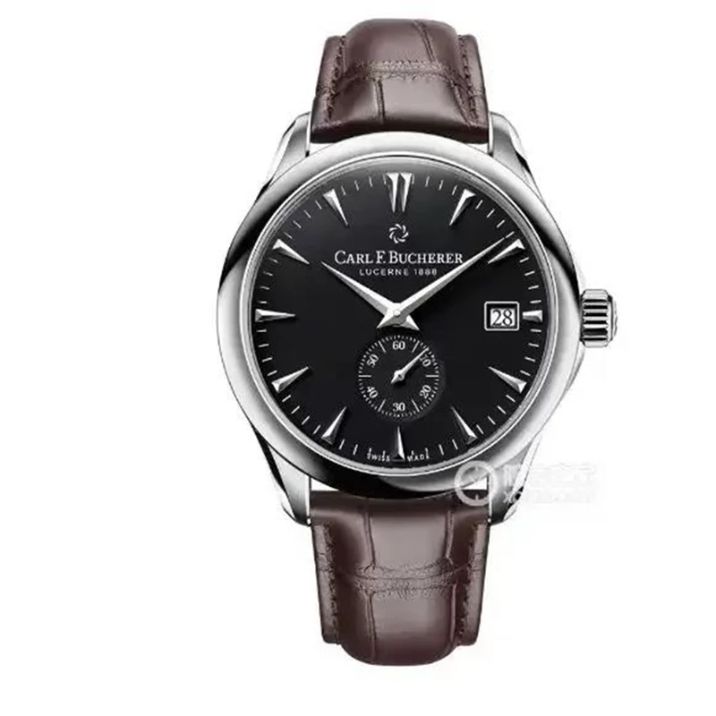 Carl F. Bucherer Orologio Da Uomo Marley Dragon Flyback Cronografo Grigio Blu Quadrante Business Watch