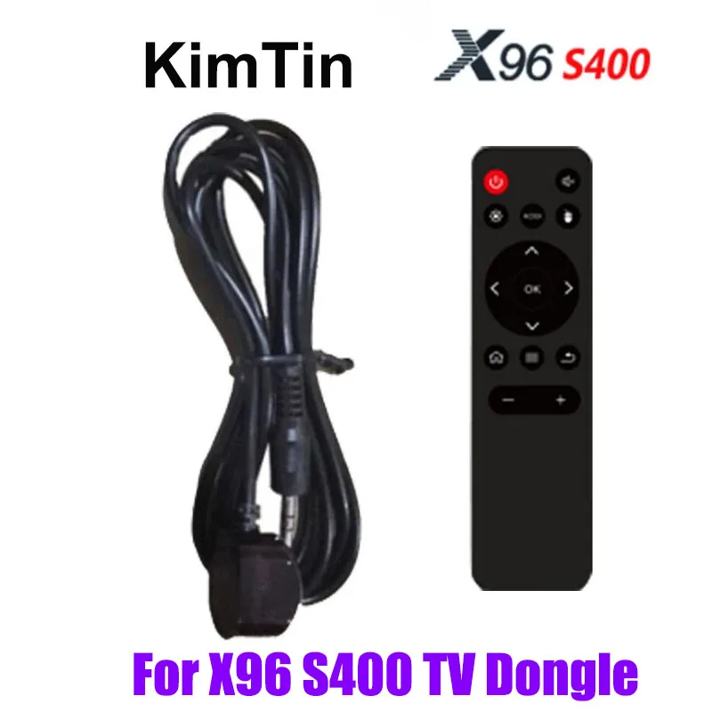X96 S400 Tv Stick Telecomando Wireless E Cavo Ir Per Dongle Tv Android 10 X96