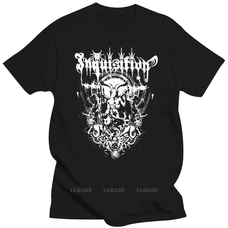 Iniscition Majesty Shirt S M L Xl Tshirt Ufficiale Black Metal Band T-Shirt New Brand Abbigliamento Fashion Tee Shirt Maglietta Maschile