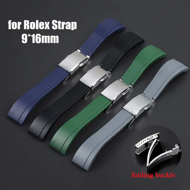 Cinturino Per Orologio In Silicone Di Lusso 20Mm Per Samsung Watch4 5 Galaxy Watch6 Classic 42/46Mm Per Rolex Per Bracciale Universale Water Ghost