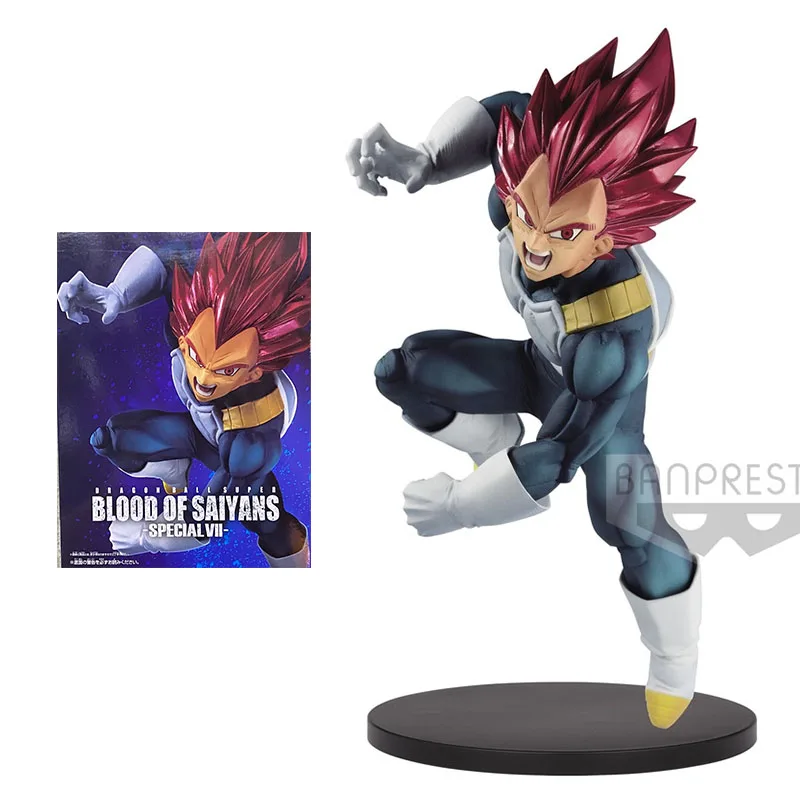 Bandai Dragon Ball Figure Blood Of Saiyans Special Vegeta Iv Anime Figure Genuine Model Action Toy Figure Giocattoli Per Bambini