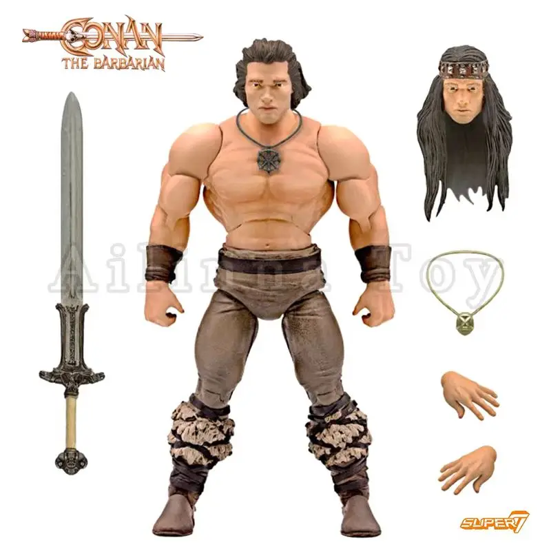 Super7 Conan The Barbarian 7 Pollici Ultimates Action Figure Conan Anime Collection Movie Model Gift Spedizione Gratuita