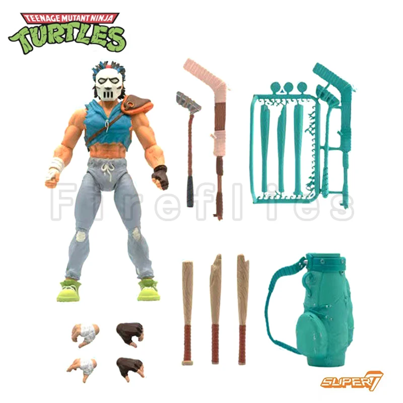7 Pollici Super7 Turtles Action Figure Wave 4 Ultimates Modello Di Film Anime Di Cases Jones Per Regalo Spedizione Gratuita