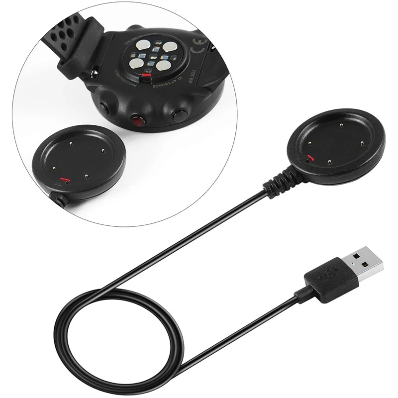 Hot Ttkk 100Cm Cavo Di Ricarica Usb Caricatore Magnetico Dock Base Per Polar Vantage V,Vantage V Pro,Vantage M,Ignite