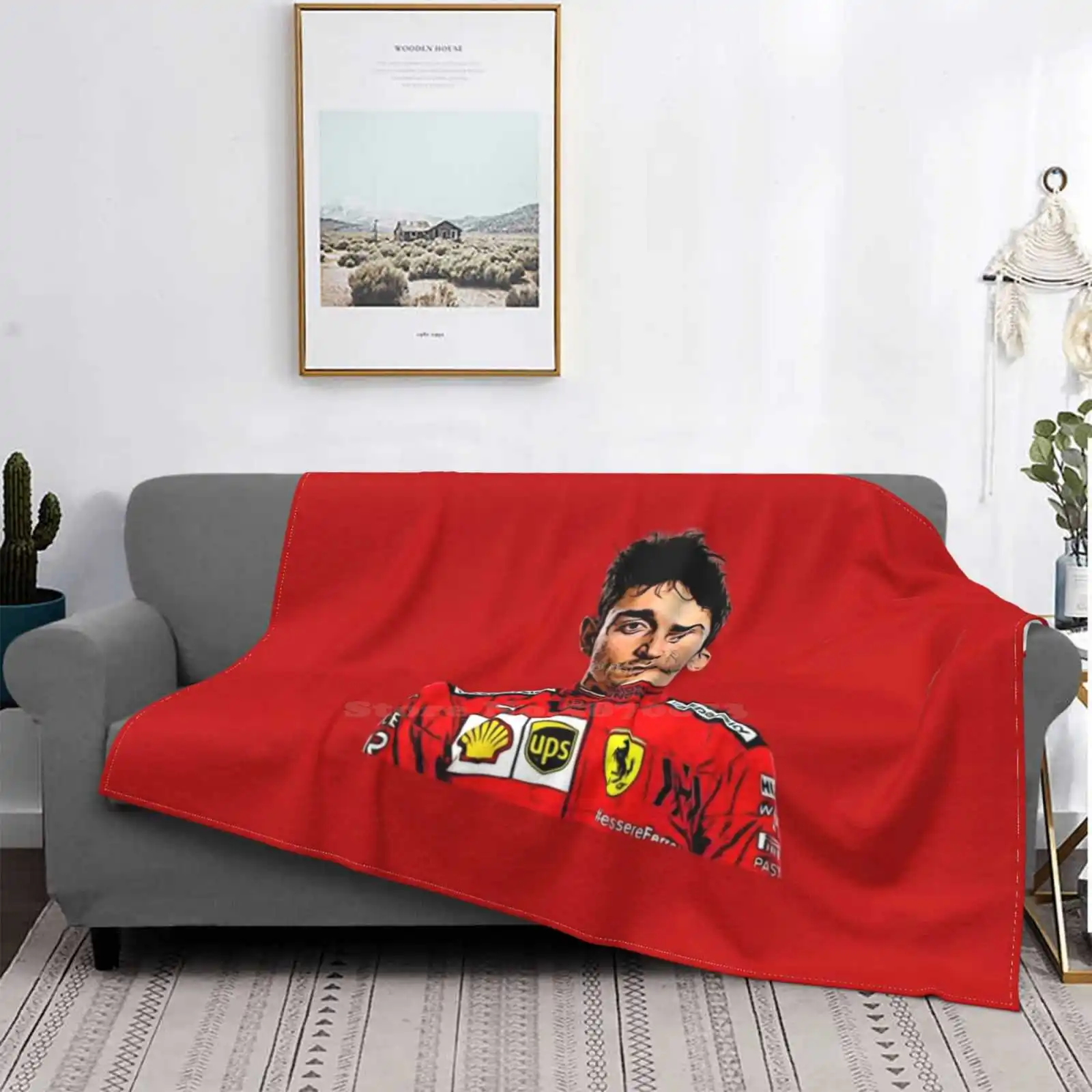 Leclerc Nuovo Arrivo Moda Per Il Tempo Libero Coperta Di Flanella Leclerc Celebrità Leclerc Monaco Motorsport Motor Sport Racing