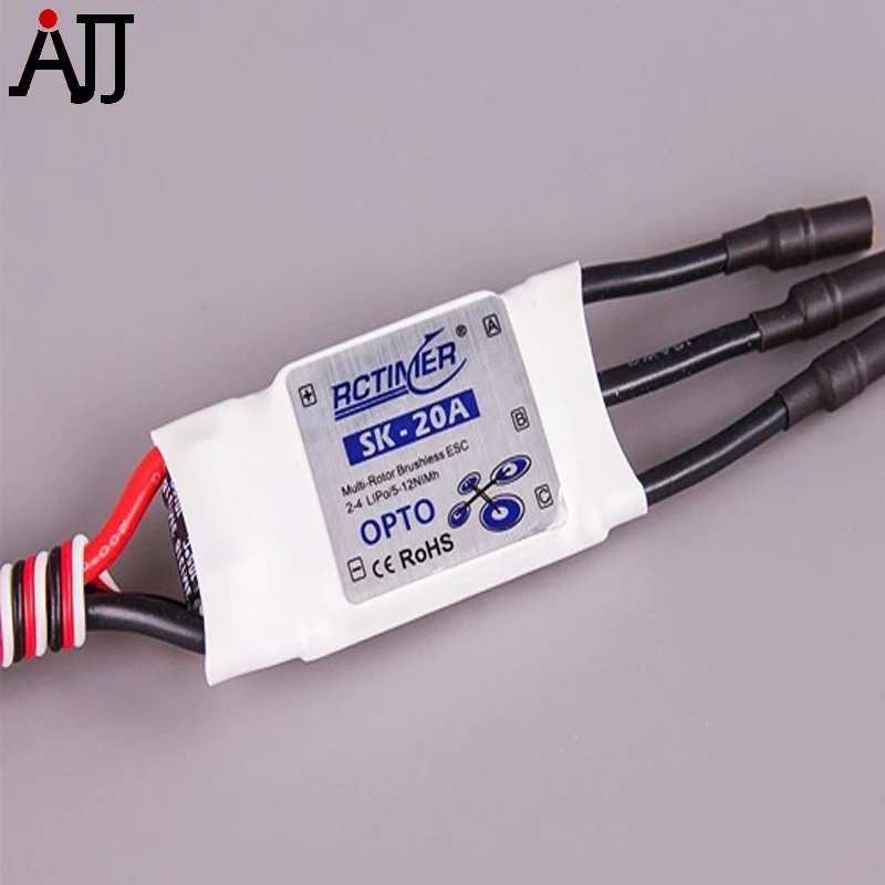 Rctimer 20A Esc Firmware Simonk Opto Regolatore Di Velocità Opto-20A Per Rc Quadcopter Multi-Rotore 2-4S Brushless Motore