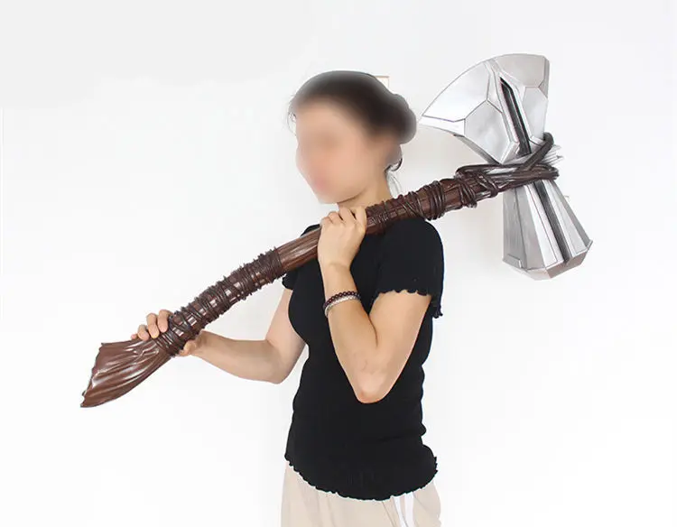 [Metal Made] 105Cm Scala 1:1 Marvel Super Hero Thor 1/2 Stormbreaker Tomahawk Hammer Gk Modello Giocattolo Adulto Cosplay Costume Party