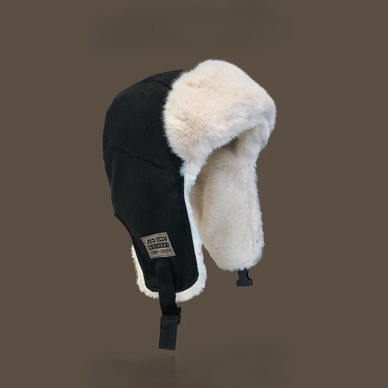 2023 Winter Pilot Women'S Outdoor Fashion Bomber Hat Cappello Russo Da Uomo Etichettatura Pilot Warm Trapper Ushanka Ski Hat