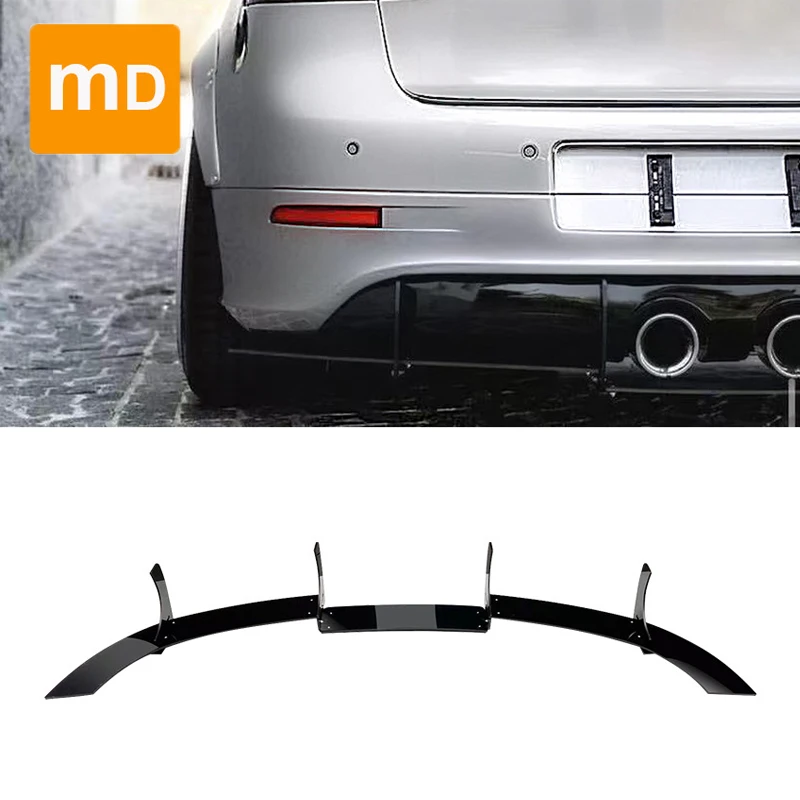 Per Volkswagen Golf 5 Golf Mk5 R32 Nero Lucido Paraurti Posteriore Diffusore Spoiler Body Kit Splitter Accessori Auto