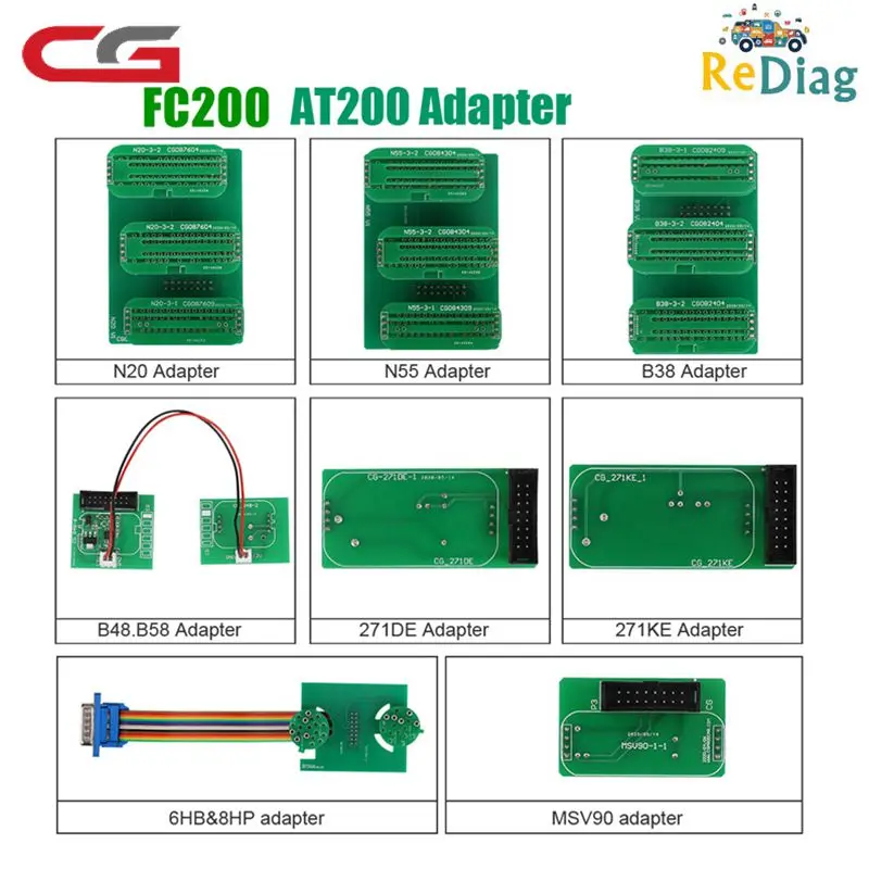 Per Bmw Compresi 6Hp E 8Hp/Msv90/N55 /N20 /B48/B58/B38 Ecc. Cg Fc200 At200 Adattatori Set Completo Senza Bisogno Di Smontaggio