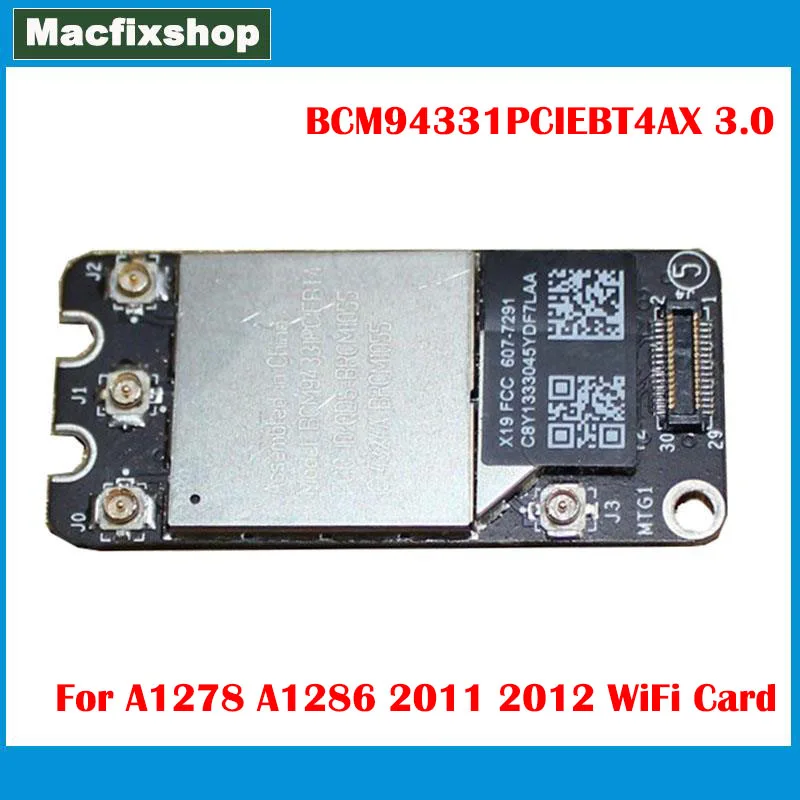 Scheda Wifi Originale A1278 Per Macbook Pro Unibody 13 "15" A1278 A1286 A1297 2011 2012 A1278 Scheda Wifi Bcm94331Pciebt4Ax 3.0