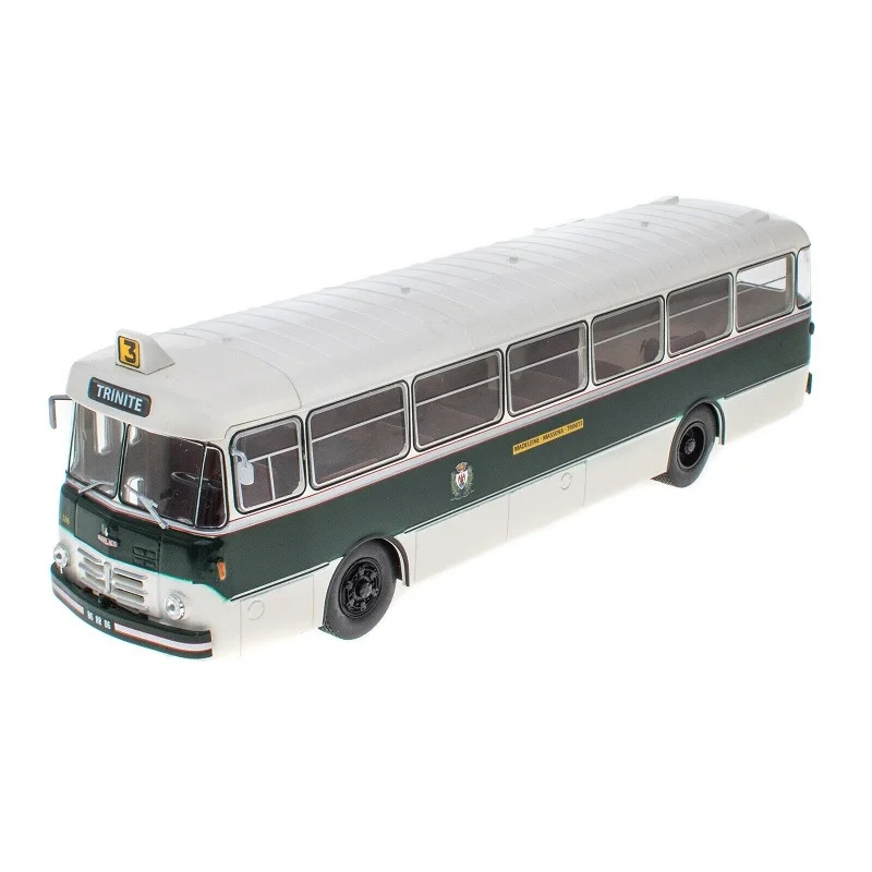 Hachette, Bus Berliet Plr 8 Plr 10 Mu 1955, Scala 1:43, Miniatura Pressofusa, Collezione Bus E Auto Du Monde Senza Fasciolo, Made By Ixo, Confezione B