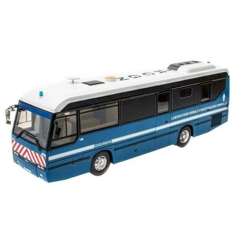 Hachette, Lohr Bus L96 Ircgn 1996, Scala 1:43, Miniatura Pressofusa, Collezione Di Autobus E Auto Du Monde Senza Fasciolo, Realizzata Da Ixo, Confezio