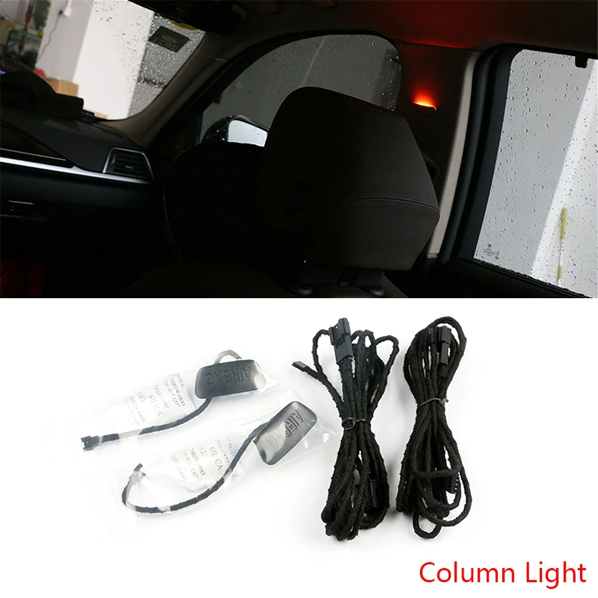 Car B Column Light Per Bmw 3 4 Series F30 F32 F34 Atmosphere Lamps Upgrade Automotive Interior Black ( Ice