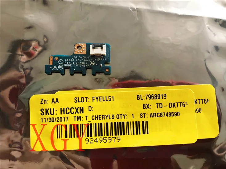 Nuovo Originale Per Dell Precision 7510 7710 Led Indicatore Aapa0 Ls-C544P Cn- 0Hccxn 0Hccxn Hccxn 100% Test Ok
