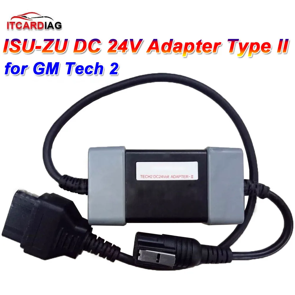 Per Isuzu Dc 24V Adattatore Tipo Ii Per Isuzu O Motore Obdii Connettore Diagnostico Adattatore Per Camion Scanner Diagnostico Per Gm Tech 2
