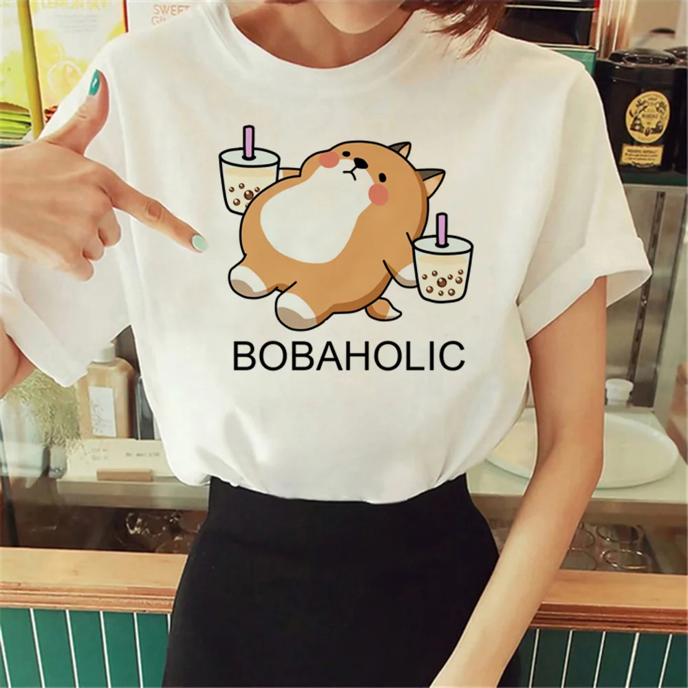 Bubble Tea T Shirt Donna Designer Tshirt Girl Harajuku Abbigliamento