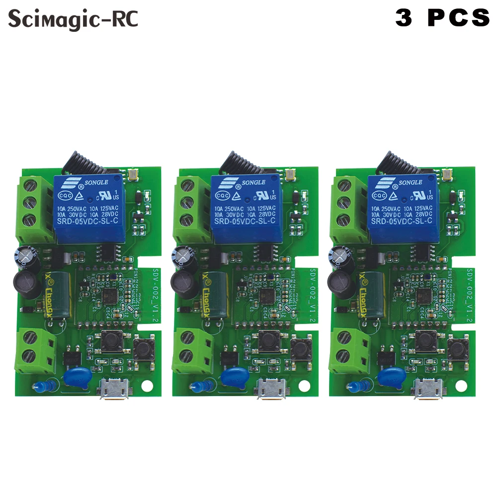 Ewelink 1 Canale Ac/Dc7-32V Ac85-250V Smart Speaker Modulo Wireless Switch Rf433.92Mhz Ricevitore Switch Alice Alexa Google