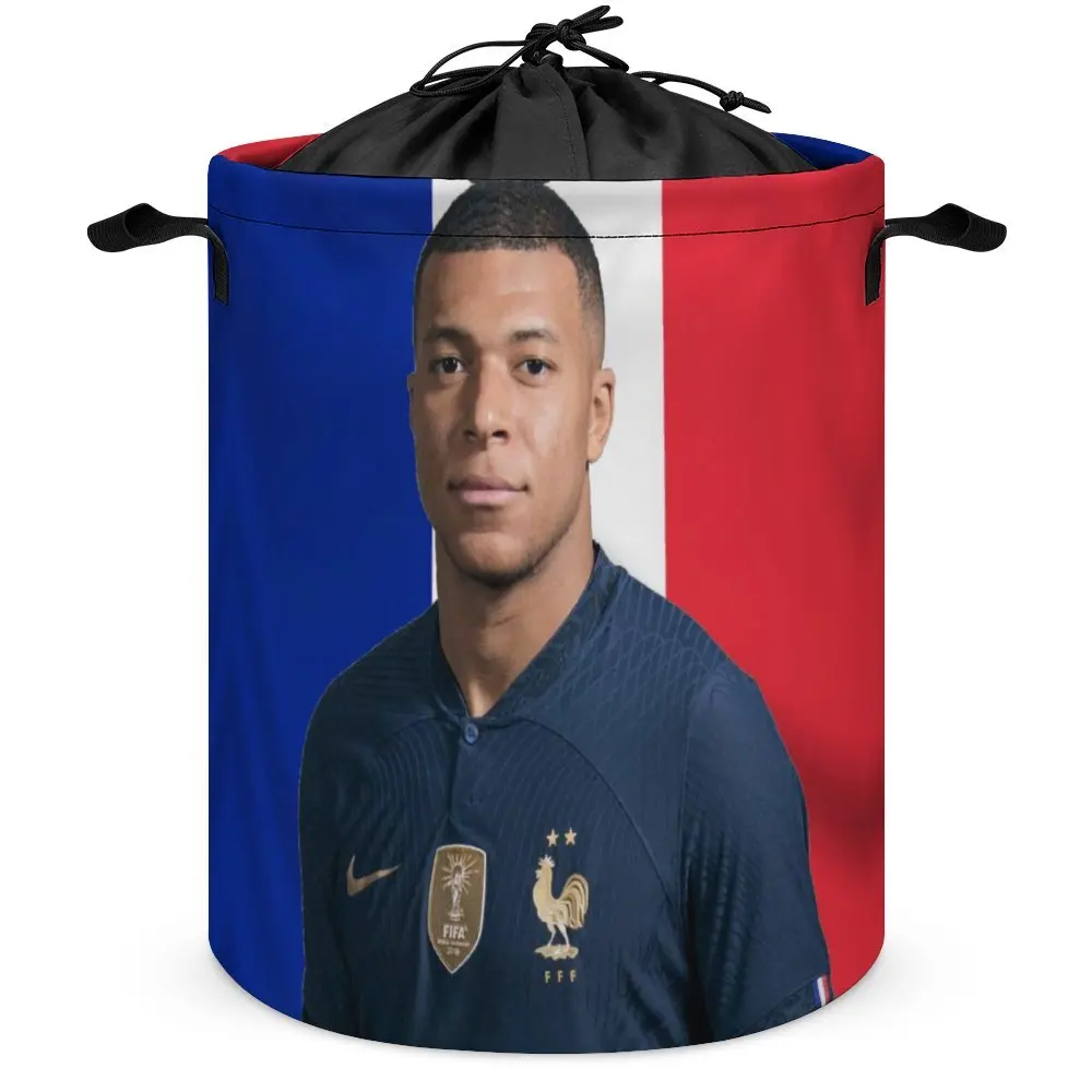 Mbappe E Mbappé Kylian Champion Francia Squadra Di Calcio Calcio 30 Scatola Portaoggetti Divertente Cesto Portabiancheria Grafico Sollevamento A Mano 