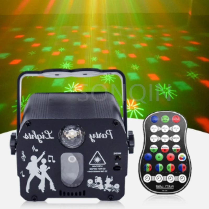 1-10X Dj Disco Strobe Light Stage Light Laser Led Lights Proiettore Illuminazione Musica Party Lights Effect Con Telecomando