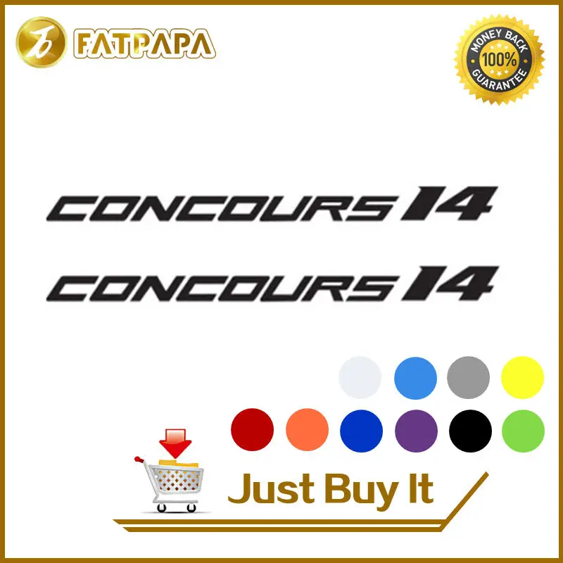 Ruote Della Bici Del Motociclo Serbatoio Carburante Carena Bagaglio Notebook Casco Moto Decals Sticker Fit Per Kawasaki Concours 14
