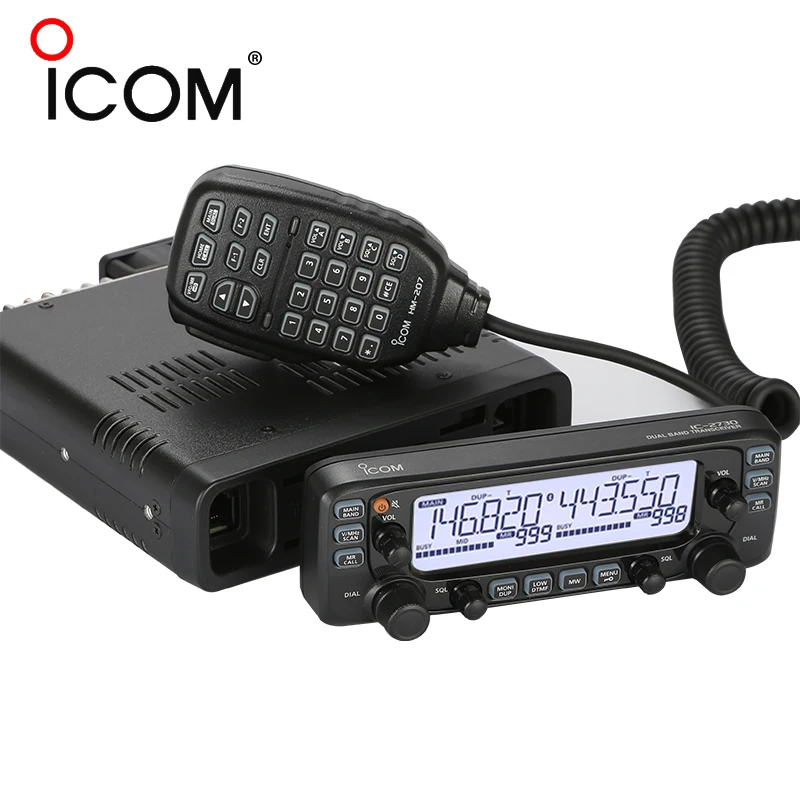 Icom Ic-2730E Walkie-Talkie Per Auto A Doppio Display Ad Alta Potenza A Doppio Segmento Ic-2720H Aggiornamento Autoradio