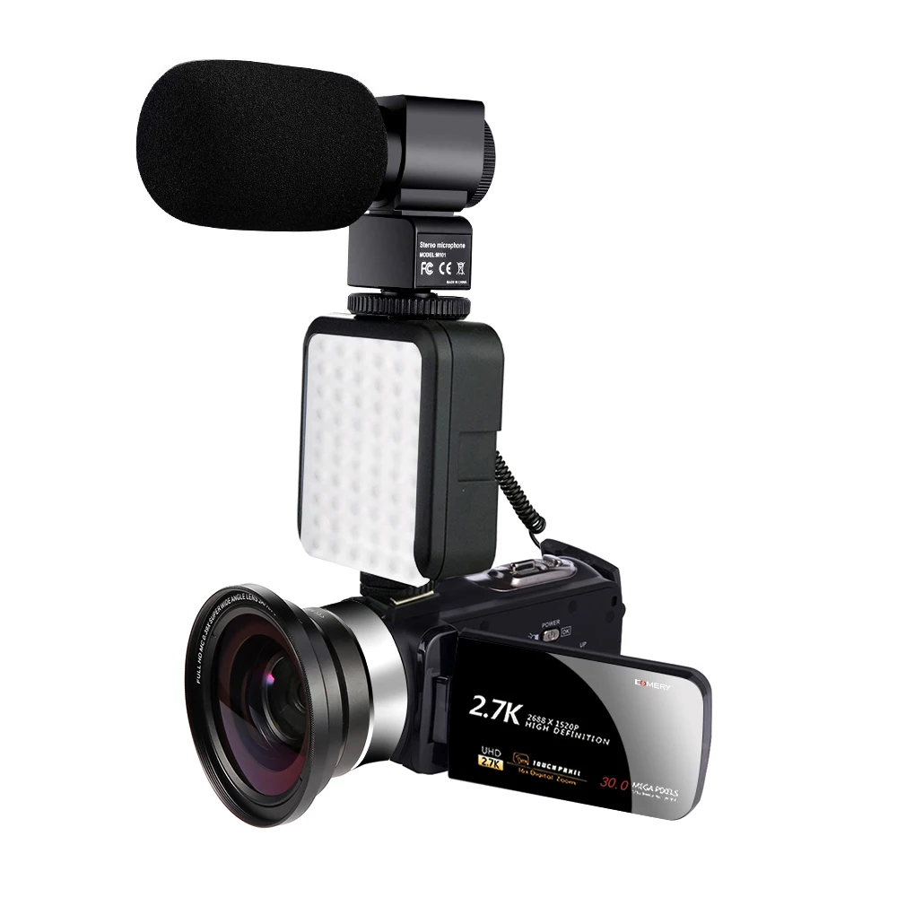 Videocamera Digitale Komery Videocamera Handycam A Prezzi Accessibili Touch Screen Da 30Mp Videocamera Con Videoregistratore Con Zoom Digitale 16 X