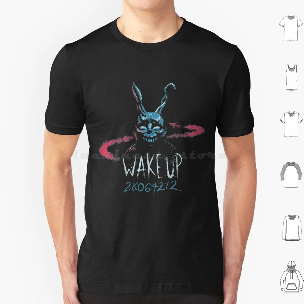 Wake Up T Shirt 6Xl Cotton Cool Tee Donnie Darko Donnie Movie Darko Frank Film Rabbit Jack Gyllenhaal Movies Jack Bunny Dark