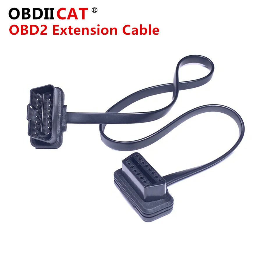 Cavo Eextension Obd2 Cavo Obd Ii Da 60Cm 16 Pin Obd 2 Splitter Adapter Extension Line Maschio A Doppio Connettore Femmina