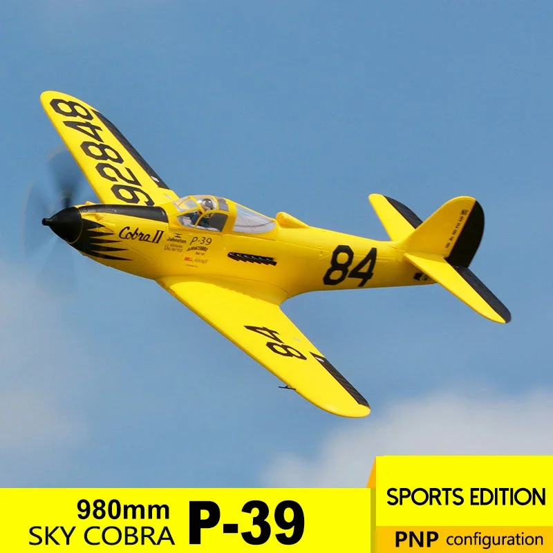 Fms Rochobby 980Mm P-39 Sport Edition Racing Remote Control Model Aircraft World War Ii Simulation Model Rc Giocattoli Ad Ala Fissa