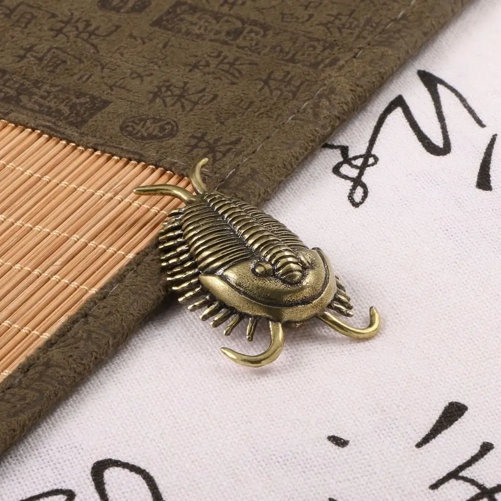 Piccolo Artigianato Trilobite Statua Artigianato Creativo Insetto Trilobite Miniature Giocattolo Solido Antico Insetto Figurine Casa