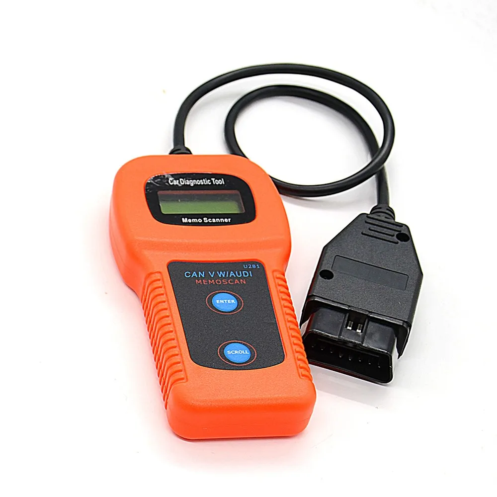 Obd2 Obdii Memo Scanner U281 Lettore Di Codice Lettura E Cancellazione Codice Di Errore Strumento Diagnostico Lettore Di Codice U281 Scanner Can-Bus