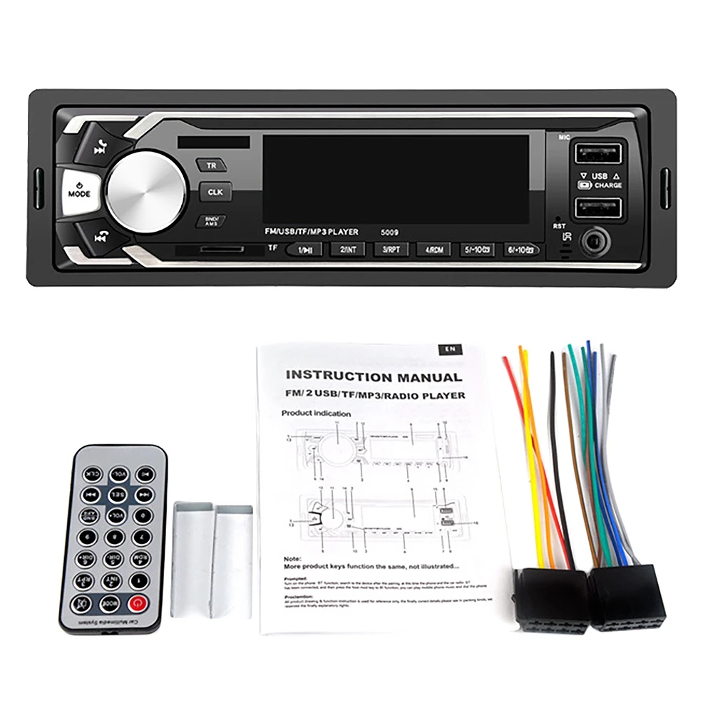 Bluetooth V3.0 Teypleri Autoradio Autoradio Autoradio 12V In-Dash 1 Din Fm Aux Sd Usb Mp3 Car Audio