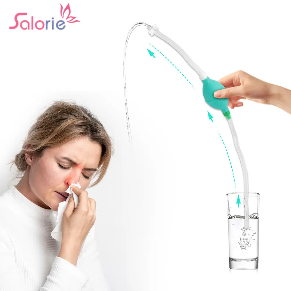Air Bag Naso Cleaner Therapy Neti Pot Adulti Bambini Lavaggio Nasale Clean Irrigator Protector Naso Rinite Allergica Sinusite Cure