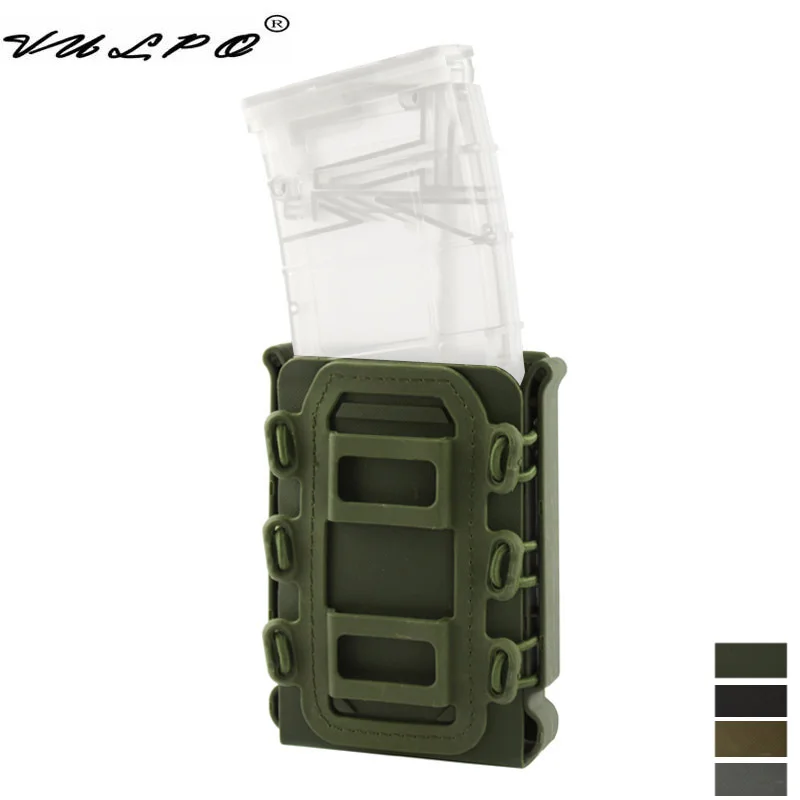 Vulpo Tactical 5.56Mm 7.62Mm Custodia Per Caricatore Molle Belt Attacco Rapido Fondina Per Marsupio 5.56 7.62 Custodia Magnetica Veloce
