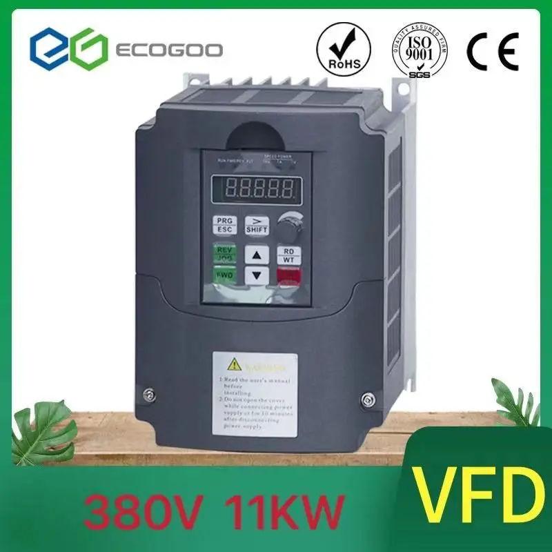 11Kw Ac Motor Inverter Trifase 380V 25A Frequenza Inverter Controllo Vettoriale 11Kw Inverter Di Frequenza Vfd 11Kw