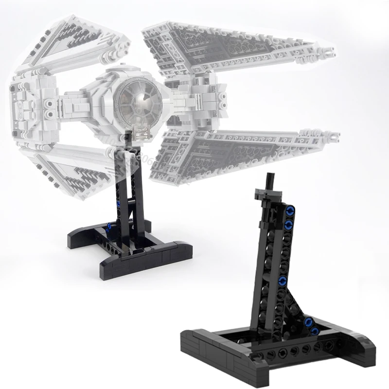 Moc Tie Interceptor Stand Fit For 75095 Ucs Tie Fighter Building Blocks Assemblare Il Display Del Modello Che Mostra I Giocattoli Di Mattoni Fai Da Te