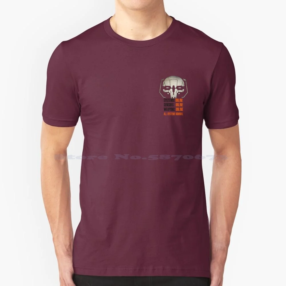 Mechwarrior Tutti I Sistemi Maglietta Nominale 100% Cotone Tee Mechwarrior Battletech