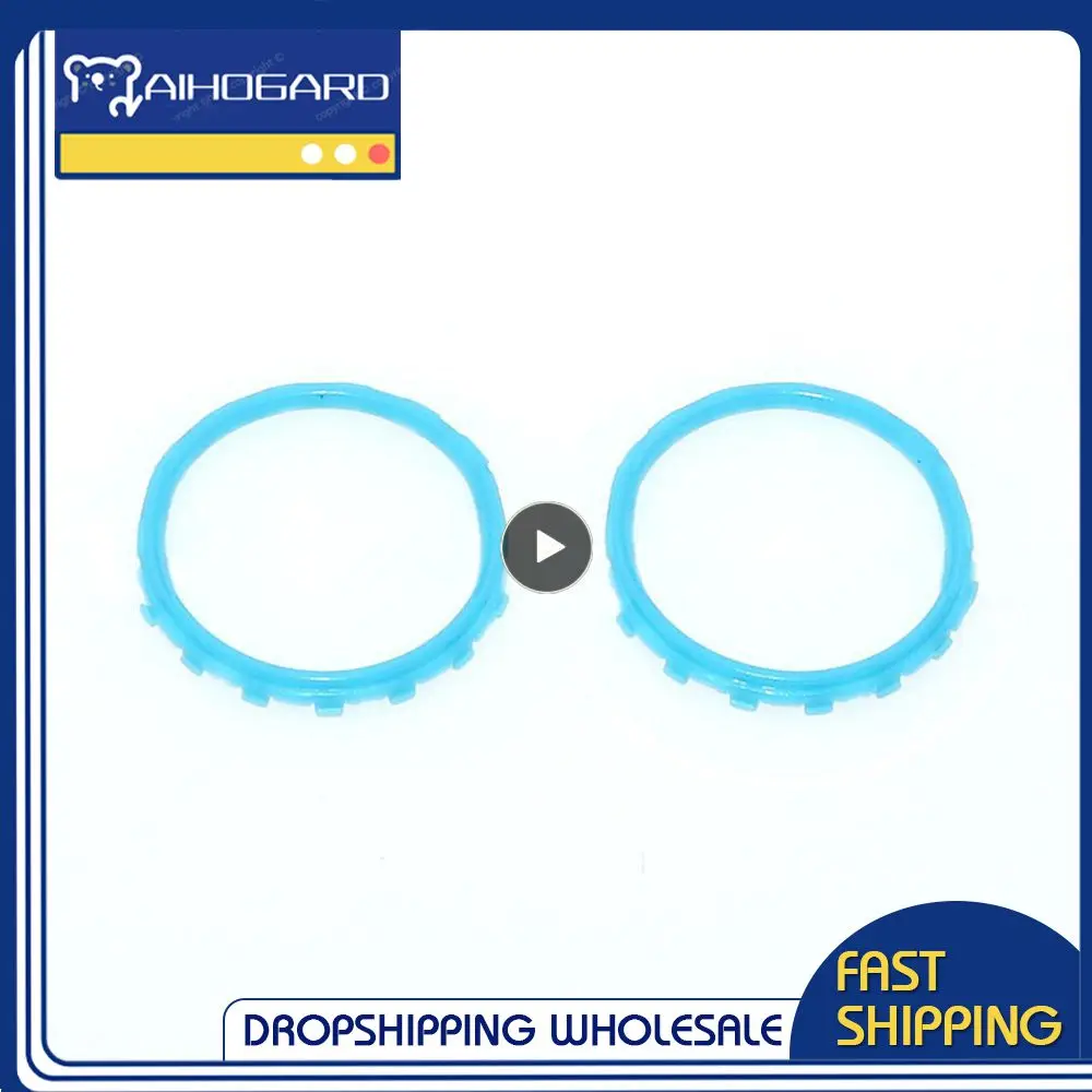 Chrome Custom Thumbstick Circle Accent Rings Compatibile Controller Microsoft- One Elite-Sostituzione Riparazione Xone E