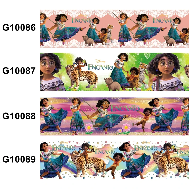 Fettuccia Per Fiocchi Fatti A Mano Con Nastro Disney Encanto Da 7/8 "22Mm 5 Yarde