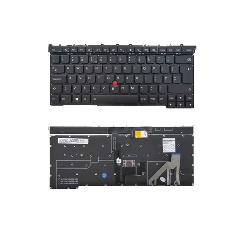 Tastiera Per Lenovo Thinkpad X1 Carbon 3Rd Gen 2015 Uk No Frame