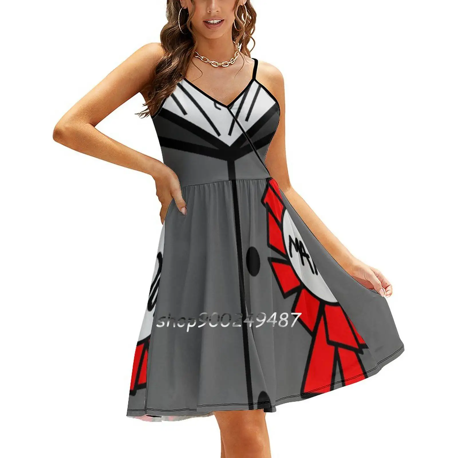 "Mayor Of Halloween Town" Suit Nightmare Before Christmas New Summer Cut Abiti Sexy Ladies Club Wear Party Sundresses Mayo