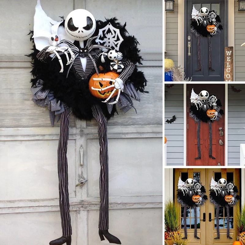 Disney The Nightmare Before Christmas Figurine Model Dolls Pumpkin King Jack Skellington Ornaments Toy Halloween Easter Gifts