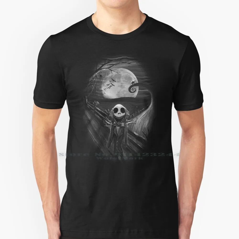 The Scream Before Christmas T Shirt Cotton 6Xl Scream Nightmare Christmas Jack Tim Burton Character Skull Skeleton Horror Funny