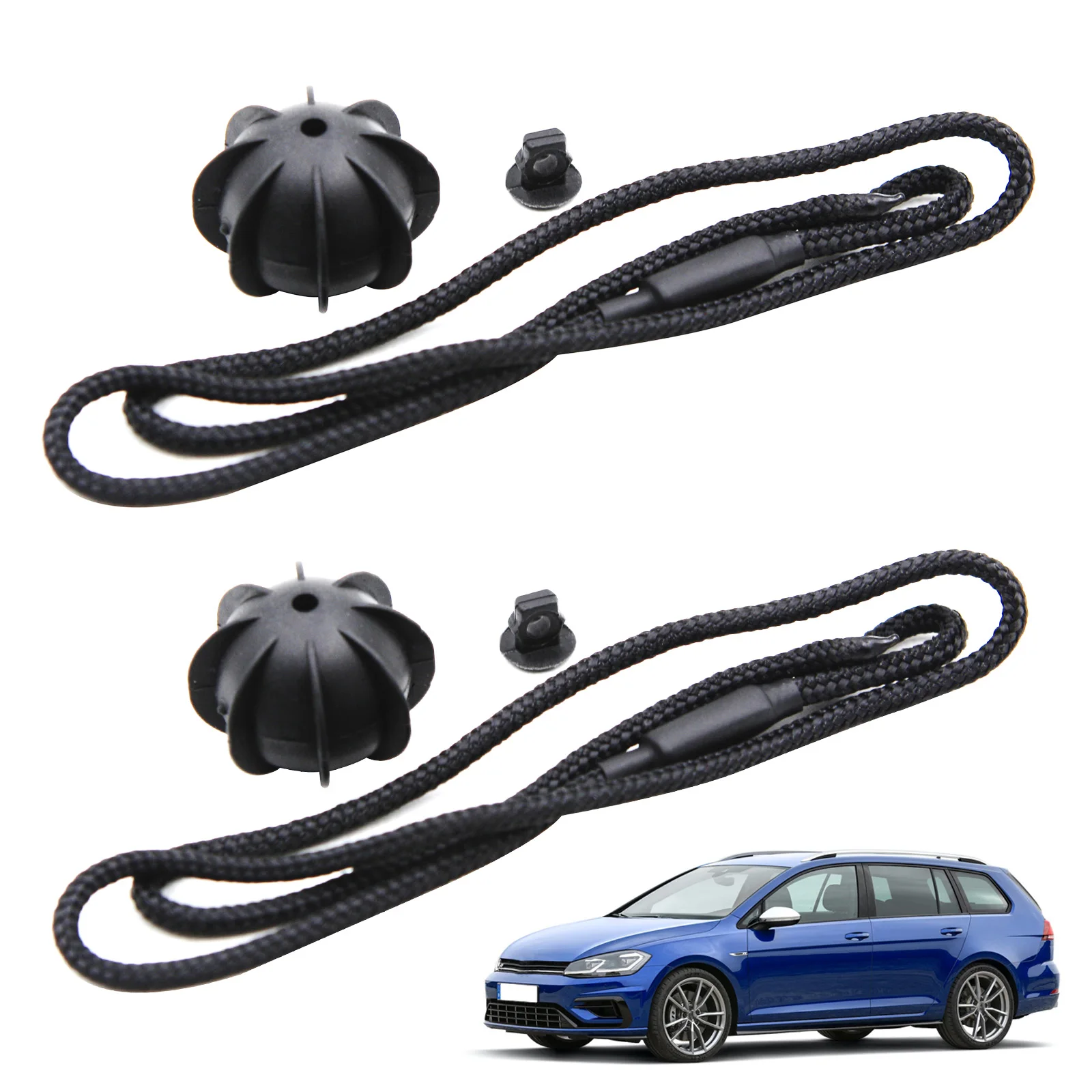 Per Vw Golf Mk5 Mk6 Mk7 R Gti Boot Parcel Shelf String Cord Cover Strap Car Trunk Lanyard Table Board Hanging Rope Buckle