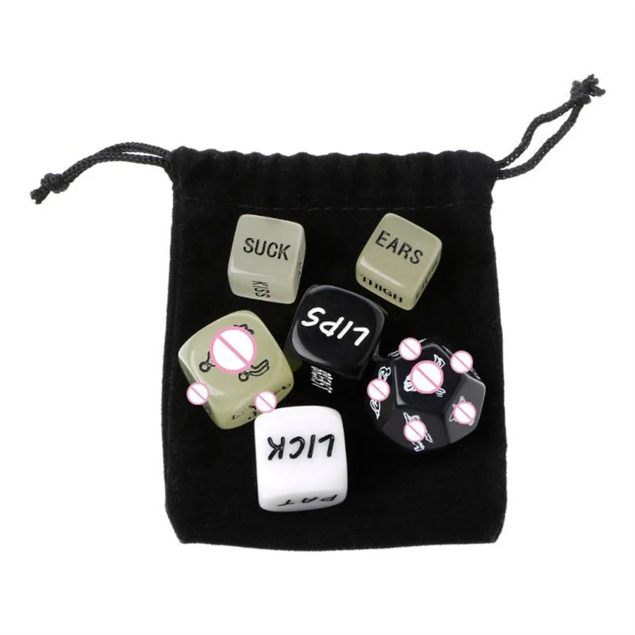 Divertenti Giochi Per Adulti Dadi D'Amore In Acrilico Dadi Del Sesso Erotici Erotici Romantici Preliminari Donne Sextoys Dados Giocattoli Sessuali Cub